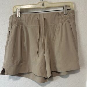 All in Motion Tan Athletic Shorts with Elastic Waistband